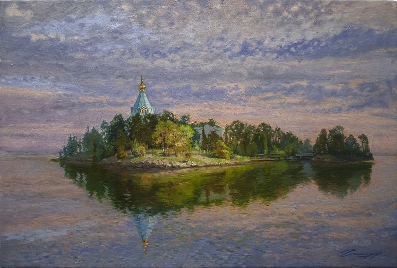 Nikolsky island. Valaam Monastery.